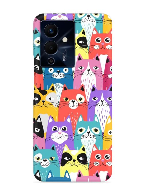 Funny Cartoon Cats Snap Case for Infinix Note 12 Pro (5G)