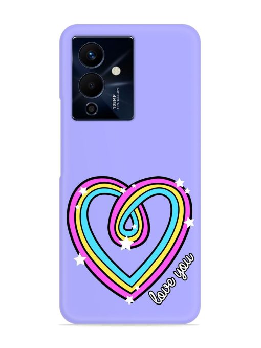 Colorful Rainbow Heart Snap Case for Infinix Note 12 Pro (5G) Zapvi