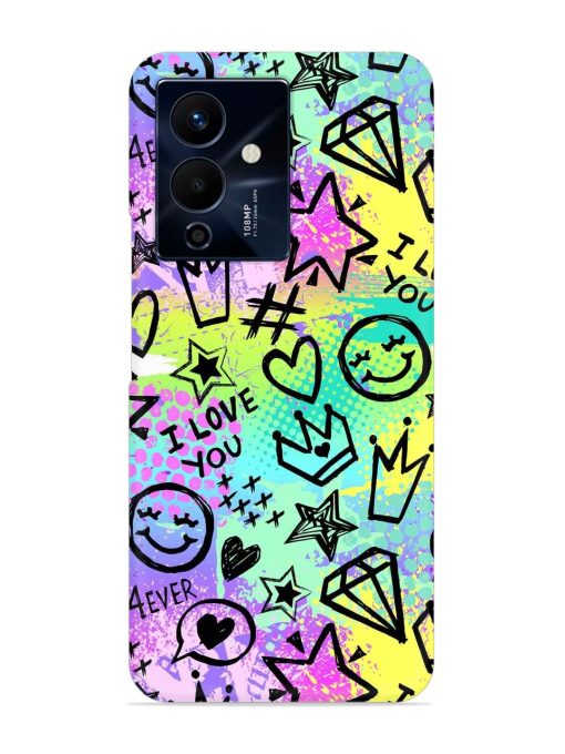 Bright Seamless Pattern Snap Case for Infinix Note 12 Pro (5G)