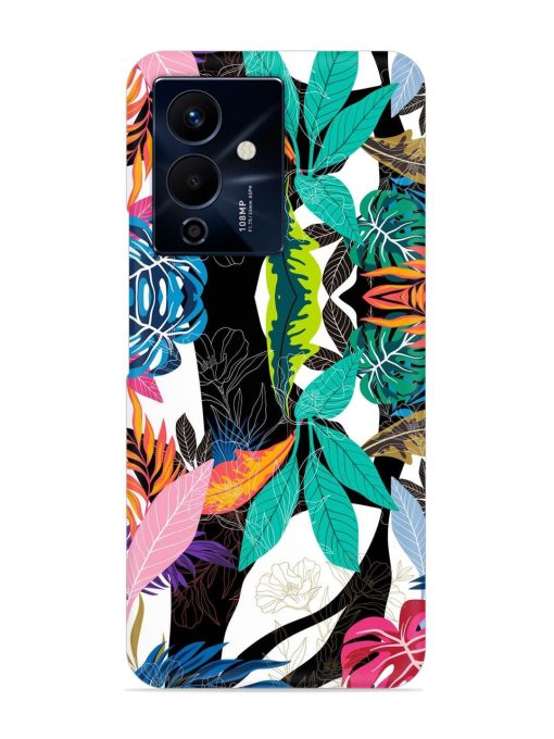 Floral Pattern Bright Snap Case for Infinix Note 12 Pro (5G)