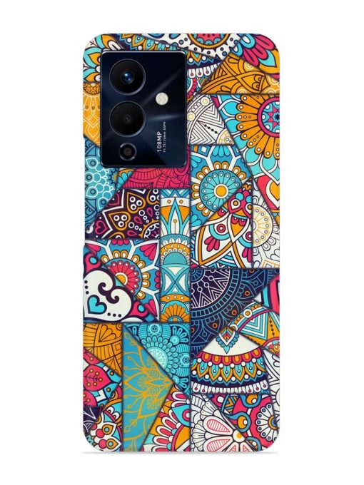 Patchwork Pattern Vintage Snap Case for Infinix Note 12 Pro (5G)