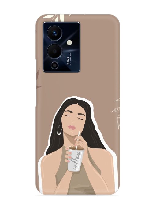 Girl With Coffee Snap Case for Infinix Note 12 Pro (5G)