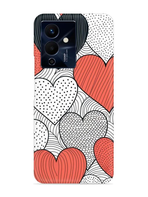 Girly Heart Seamless Snap Case for Infinix Note 12 Pro (5G) Zapvi