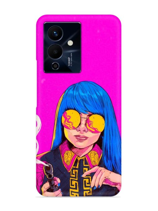 Aesthetic Anime Girl Snap Case for Infinix Note 12 Pro (5G) Zapvi