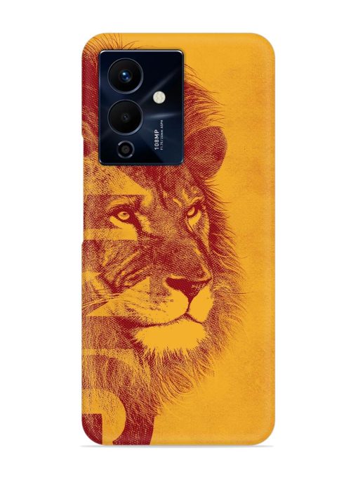 Gold Lion Crown Art Snap Case for Infinix Note 12 Pro (5G)