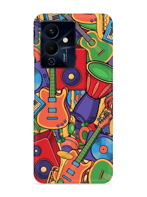 Colorful Music Art Snap Case for Infinix Note 12 Pro (5G) Zapvi