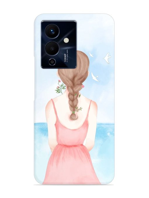 Watercolor Girl Vector Snap Case for Infinix Note 12 Pro (5G)