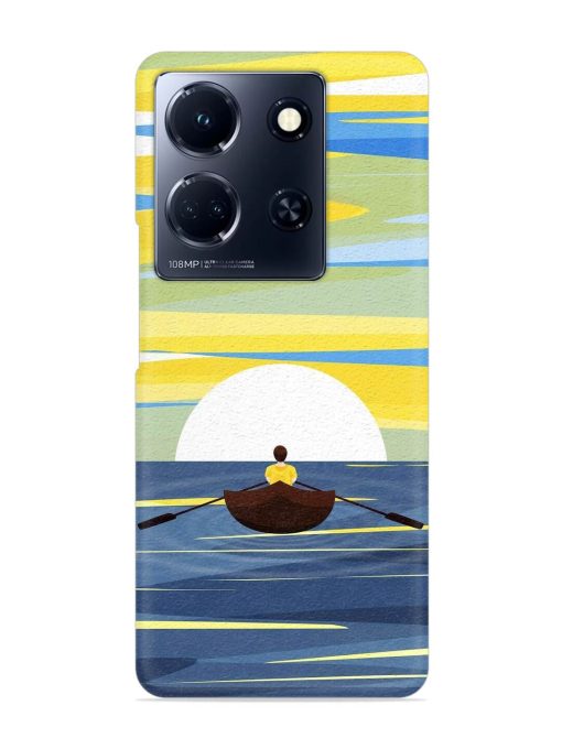 Rowing Person Ferry Paddle Snap Case for Infinix Note 30 (5G) Zapvi