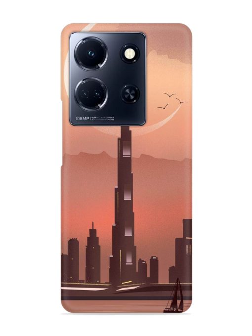 Landmark Burj Khalifa Snap Case for Infinix Note 30 (5G) Zapvi