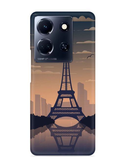 France Paris Eiffel Tower Gradient Snap Case for Infinix Note 30 (5G) Zapvi