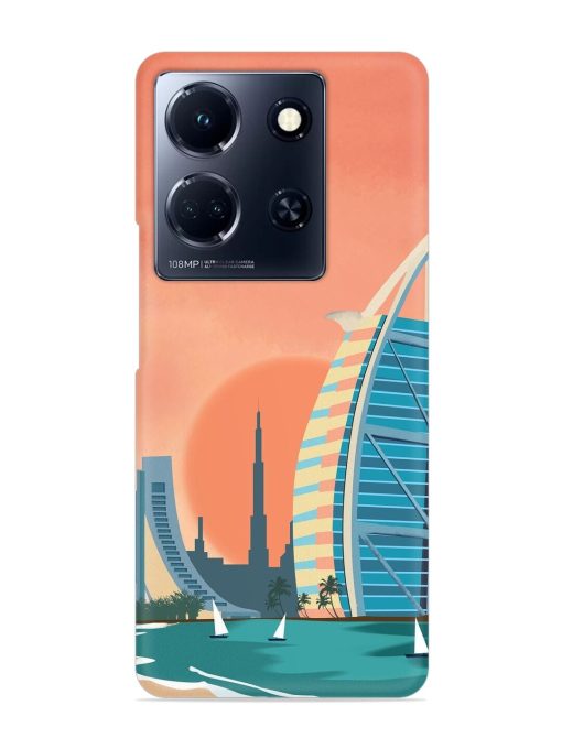 Dubai Architectural Scenery Snap Case for Infinix Note 30 (5G) Zapvi