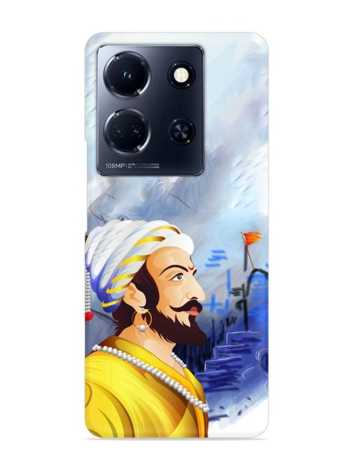 Shivaji Maharaj Color Paint Art Snap Case for Infinix Note 30 (5G)