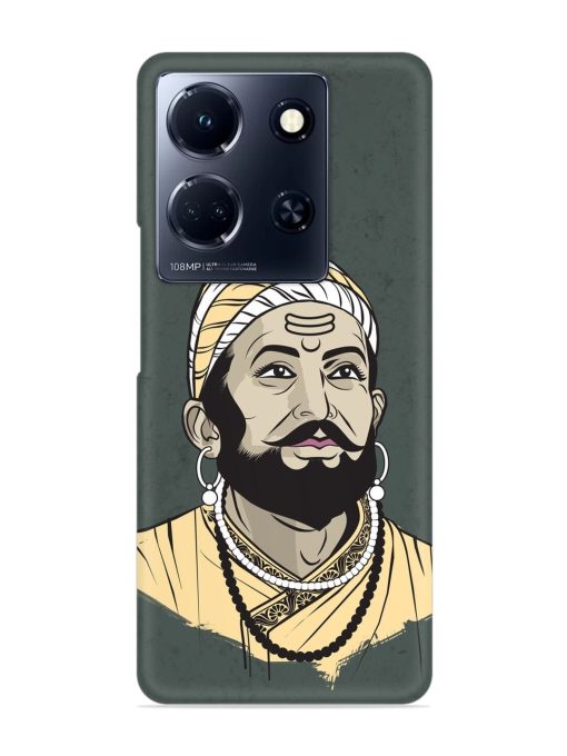 Shivaji Maharaj Vector Art Snap Case for Infinix Note 30 (5G)