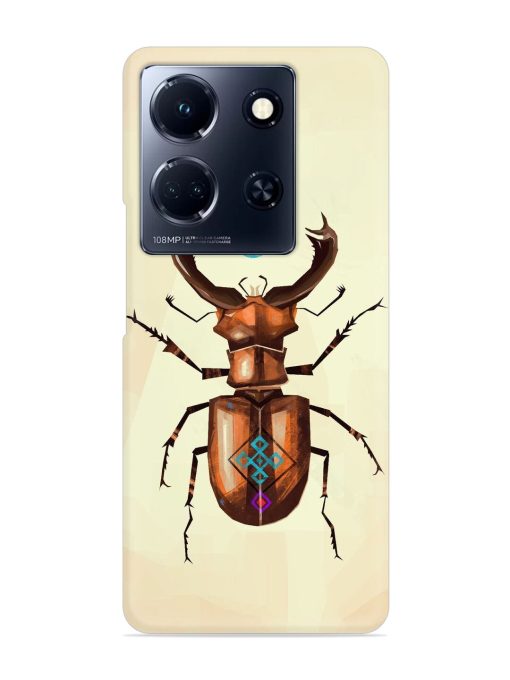 Stag Beetle Vector Snap Case for Infinix Note 30 (5G) Zapvi