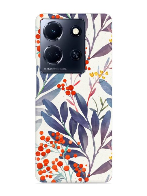 Seamless Floral Pattern Snap Case for Infinix Note 30 (5G)