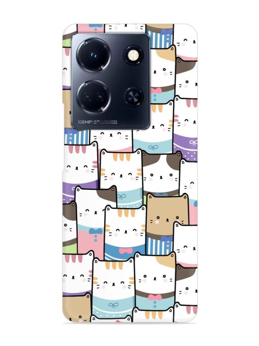 Cute Adorable Cat Snap Case for Infinix Note 30 (5G)