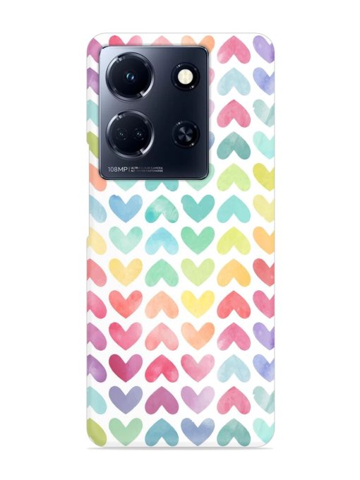 Seamless Colorful Watercolor Snap Case for Infinix Note 30 (5G)