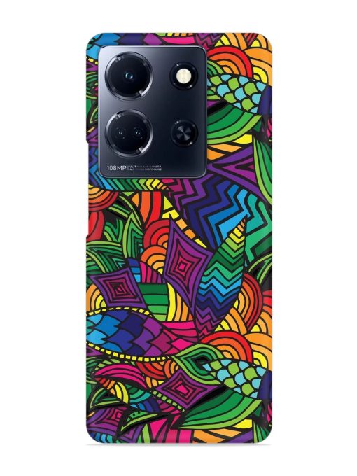 Abstract Multicolor Seamless Snap Case for Infinix Note 30 (5G)