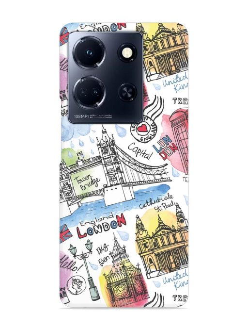 Vector London Landmark Snap Case for Infinix Note 30 (5G) Zapvi