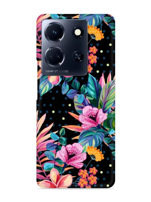 Seamless Floral Pattern Snap Case for Infinix Note 30 (5G)