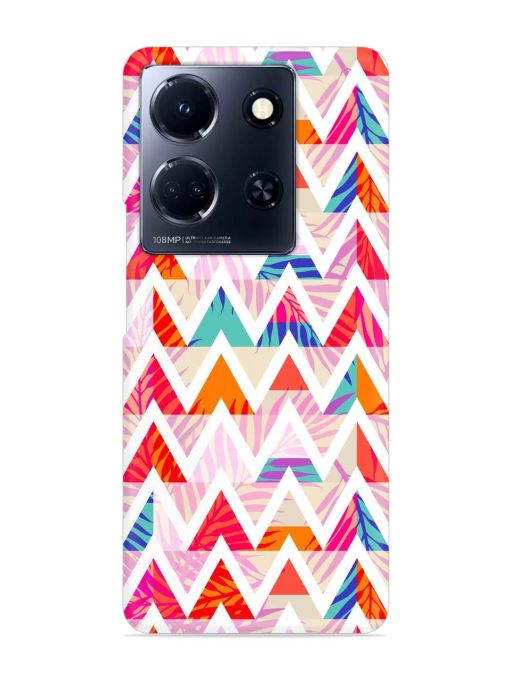 Abstract Triangle Background Snap Case for Infinix Note 30 (5G) Zapvi