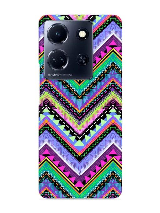 Tribal Aztec Print Snap Case for Infinix Note 30 (5G) Zapvi