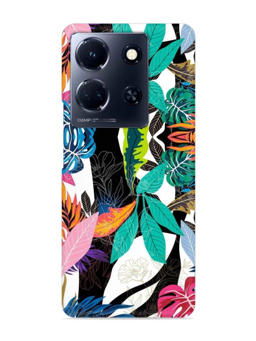 Floral Pattern Bright Snap Case for Infinix Note 30 (5G) Zapvi