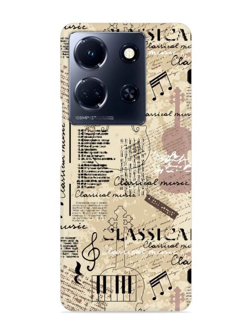 Classical Music Lpattern Snap Case for Infinix Note 30 (5G) Zapvi