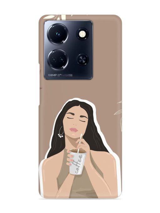 Girl With Coffee Snap Case for Infinix Note 30 (5G)