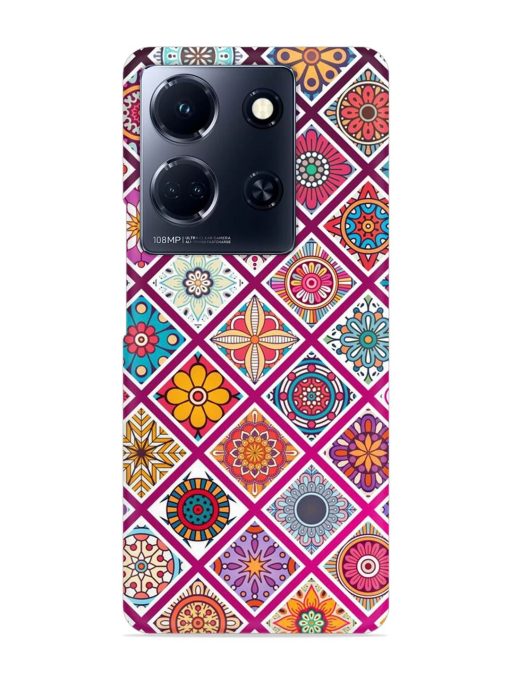 Seamless Tile Pattern Snap Case for Infinix Note 30 (5G) Zapvi