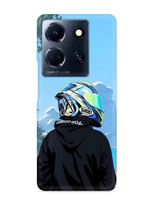 Rider With Helmet Snap Case for Infinix Note 30 (5G)