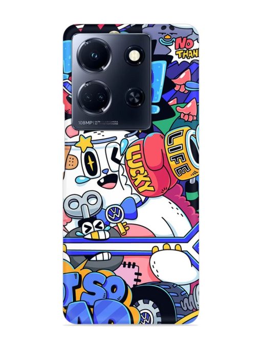 Universal Doodle Snap Case for Infinix Note 30 (5G) Zapvi