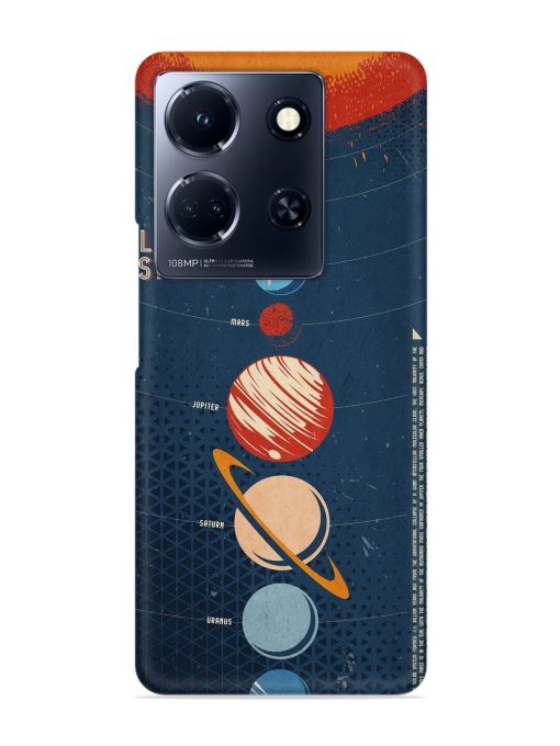 Solar System Vector Snap Case for Infinix Note 30 (5G) Zapvi