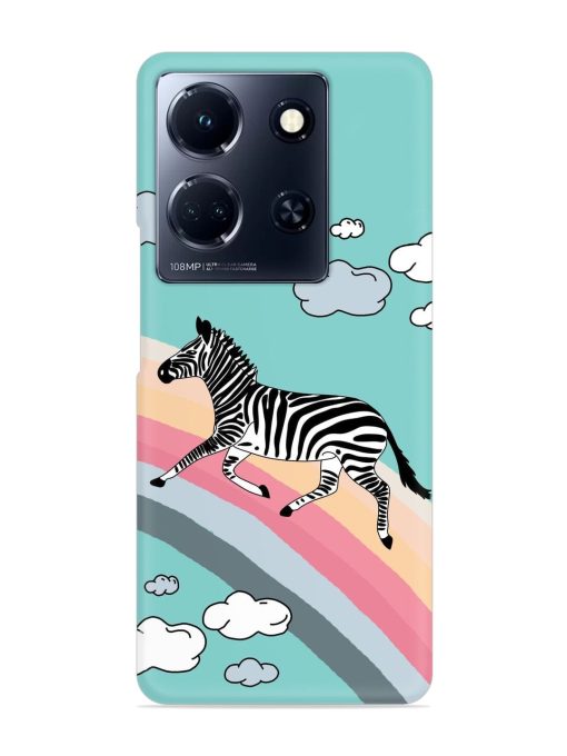 Running Zebra Snap Case for Infinix Note 30 (5G) Zapvi