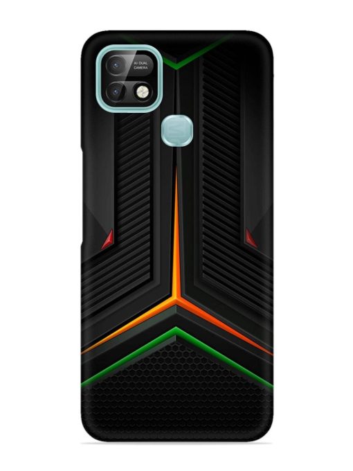 Orange Triangle Light Snap Case for Infinix Smart 5 Pro Zapvi