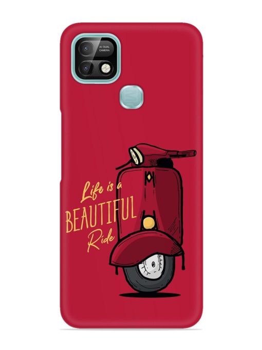 Life Is Beautiful Rides Snap Case for Infinix Smart 5 Pro Zapvi