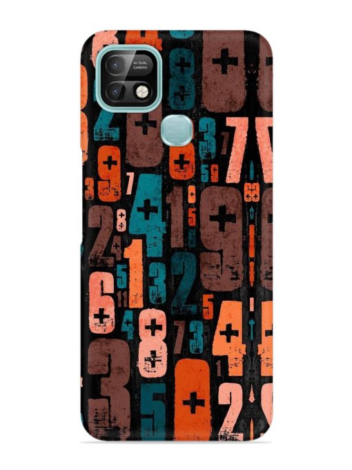 0 To 9 Art Snap Case for Infinix Smart 5 Pro Zapvi