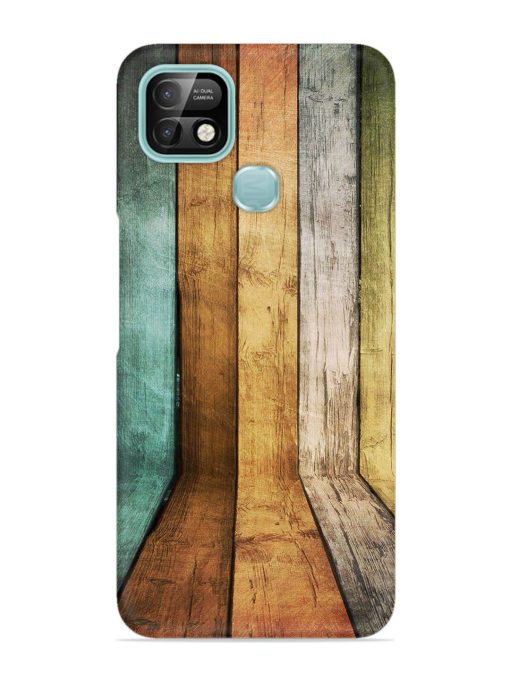 Wooden Realistic Art Snap Case for Infinix Smart 5 Pro Zapvi