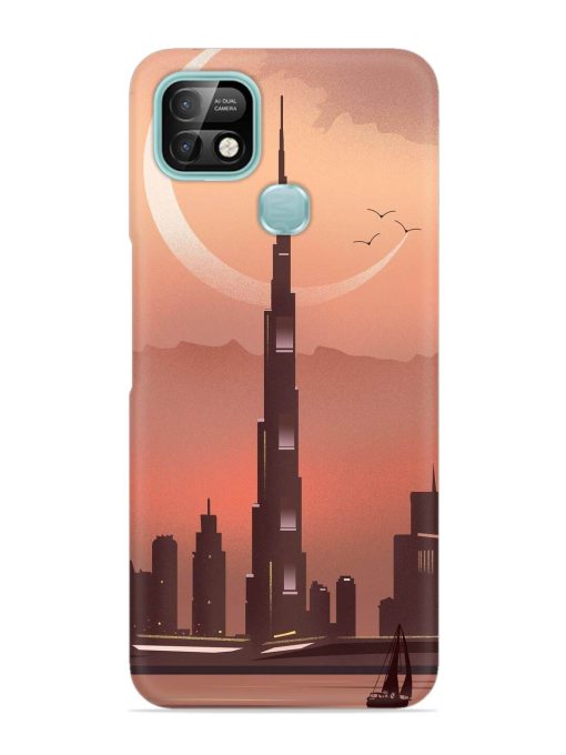 Landmark Burj Khalifa Snap Case for Infinix Smart 5 Pro Zapvi