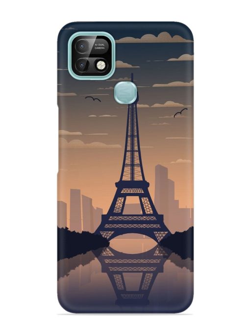 France Paris Eiffel Tower Gradient Snap Case for Infinix Smart 5 Pro Zapvi