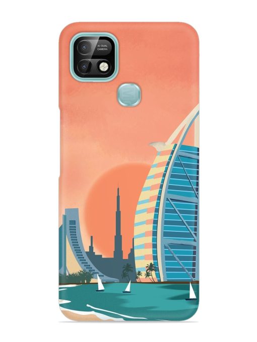 Dubai Architectural Scenery Snap Case for Infinix Smart 5 Pro Zapvi