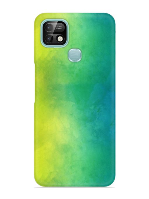 Yellow Green Gradient Snap Case for Infinix Smart 5 Pro Zapvi