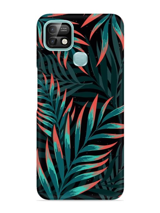 Green Leaf Art Snap Case for Infinix Smart 5 Pro Zapvi