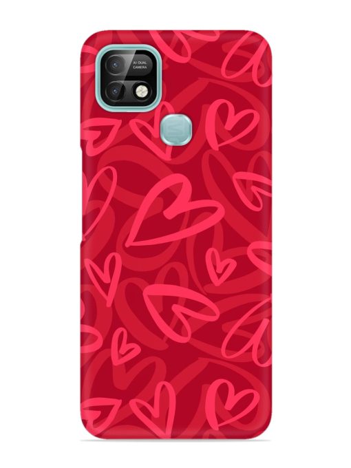 Seamless Romantic Pattern Snap Case for Infinix Smart 5 Pro Zapvi