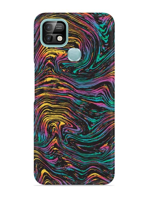 Abstract Liquid Colors Snap Case for Infinix Smart 5 Pro Zapvi