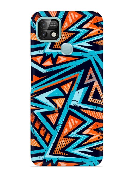 Abstract Seamless Grunge Snap Case for Infinix Smart 5 Pro Zapvi