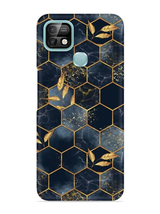 Marble Hexagon Seamless Snap Case for Infinix Smart 5 Pro Zapvi