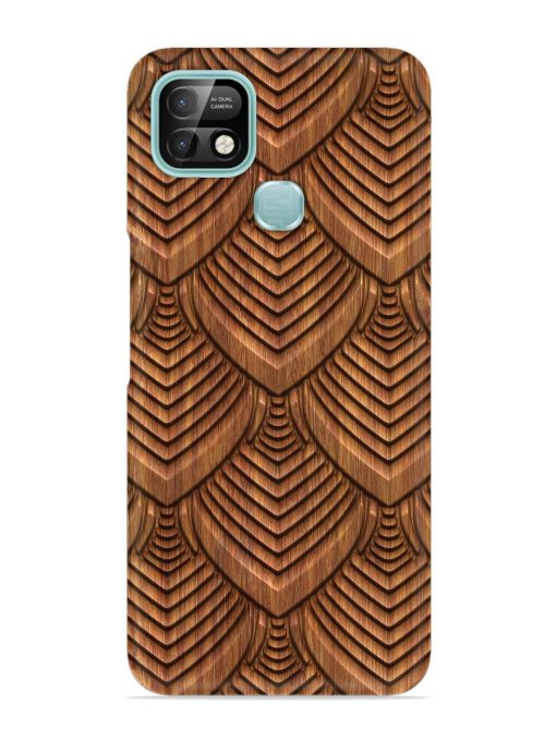 Carved Pattern On Snap Case for Infinix Smart 5 Pro Zapvi