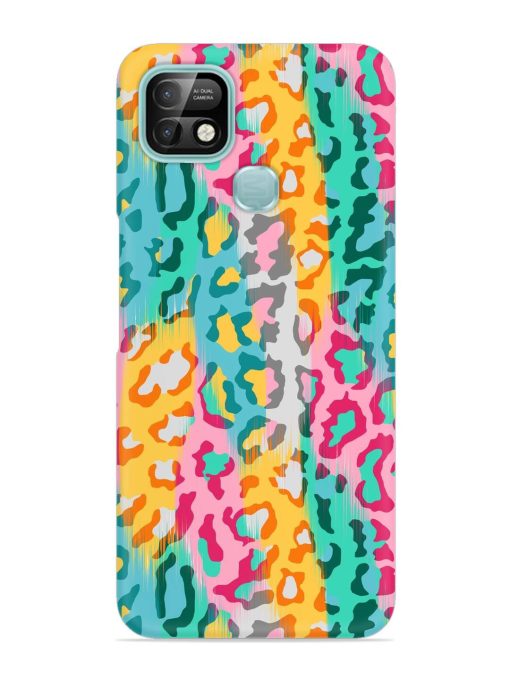 Seamless Vector Colorful Snap Case for Infinix Smart 5 Pro Zapvi