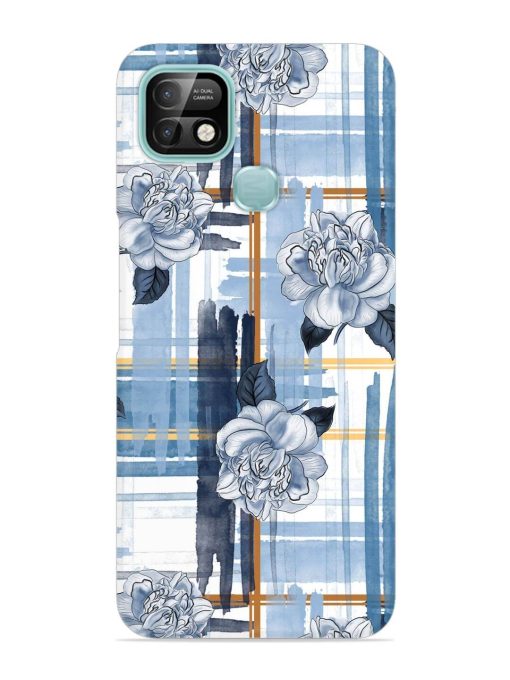 Watercolor Pattern Rose Snap Case for Infinix Smart 5 Pro Zapvi